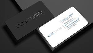 Business Card Design by Creations Box 2015 for Cline Carroll & Bartell LLP | Design: #31102123