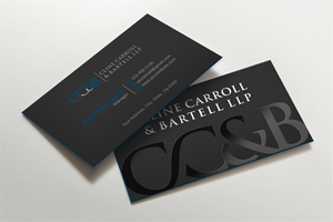 Business Card Design by LAXMI DESIGNHUB for Cline Carroll & Bartell LLP | Design: #31101505