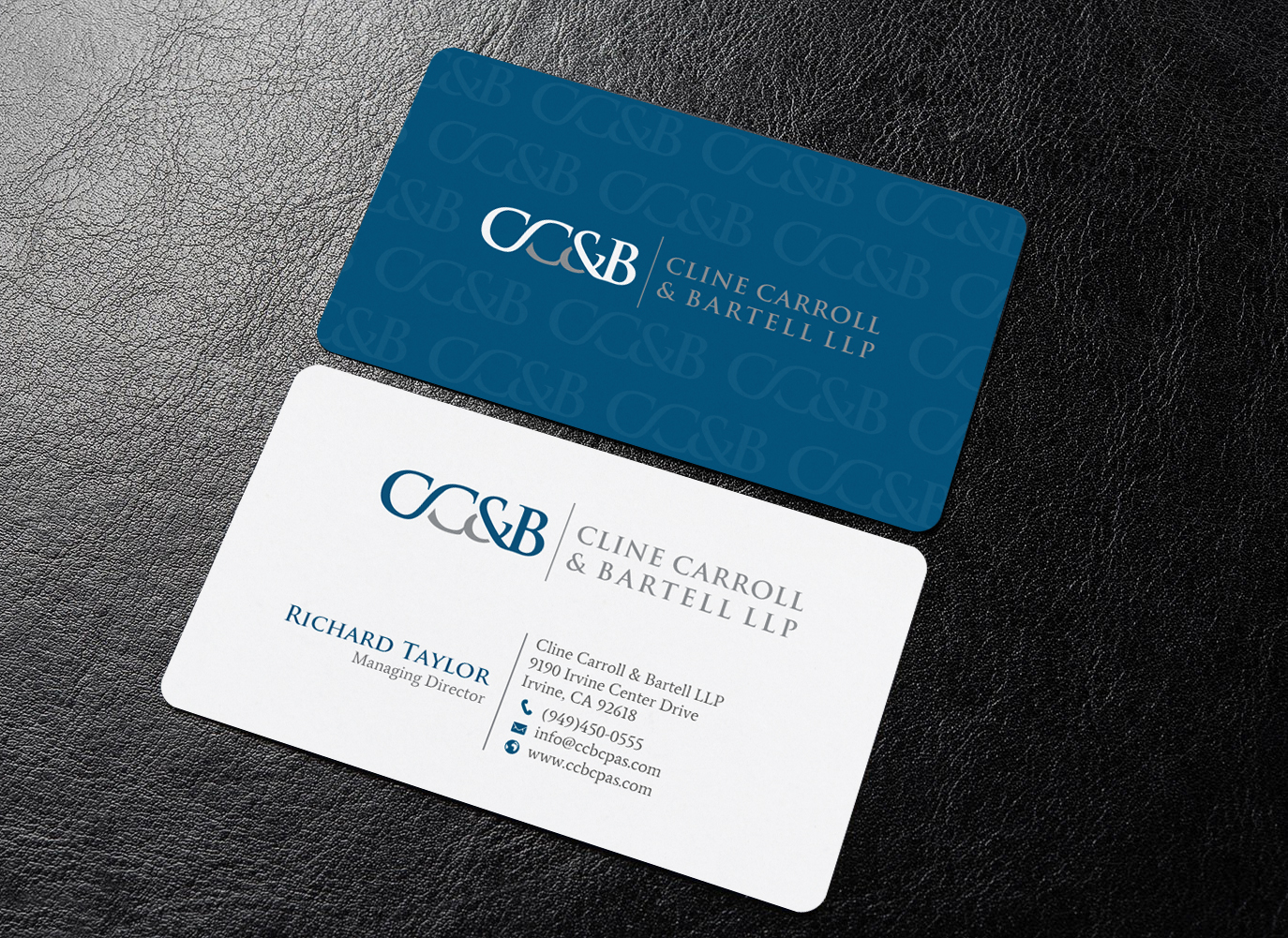 Business Card Design by chandrayaan.creative for Cline Carroll & Bartell LLP | Design #31102218