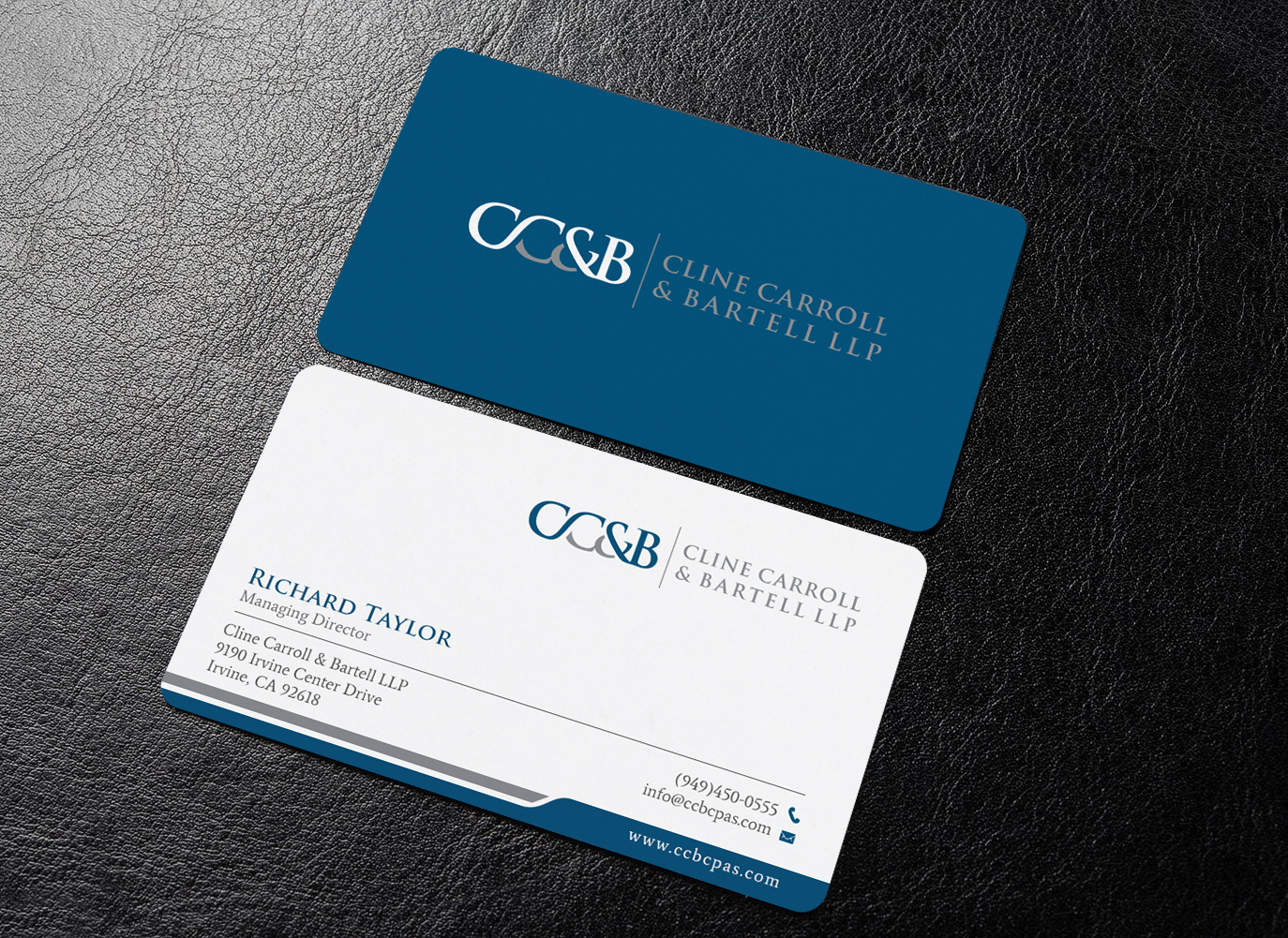 Business Card Design by chandrayaan.creative for Cline Carroll & Bartell LLP | Design #31108492