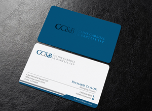 Design de Carte de Visite par chandrayaan.creative pour Cline Carroll & Bartell LLP | Design : #31108499
