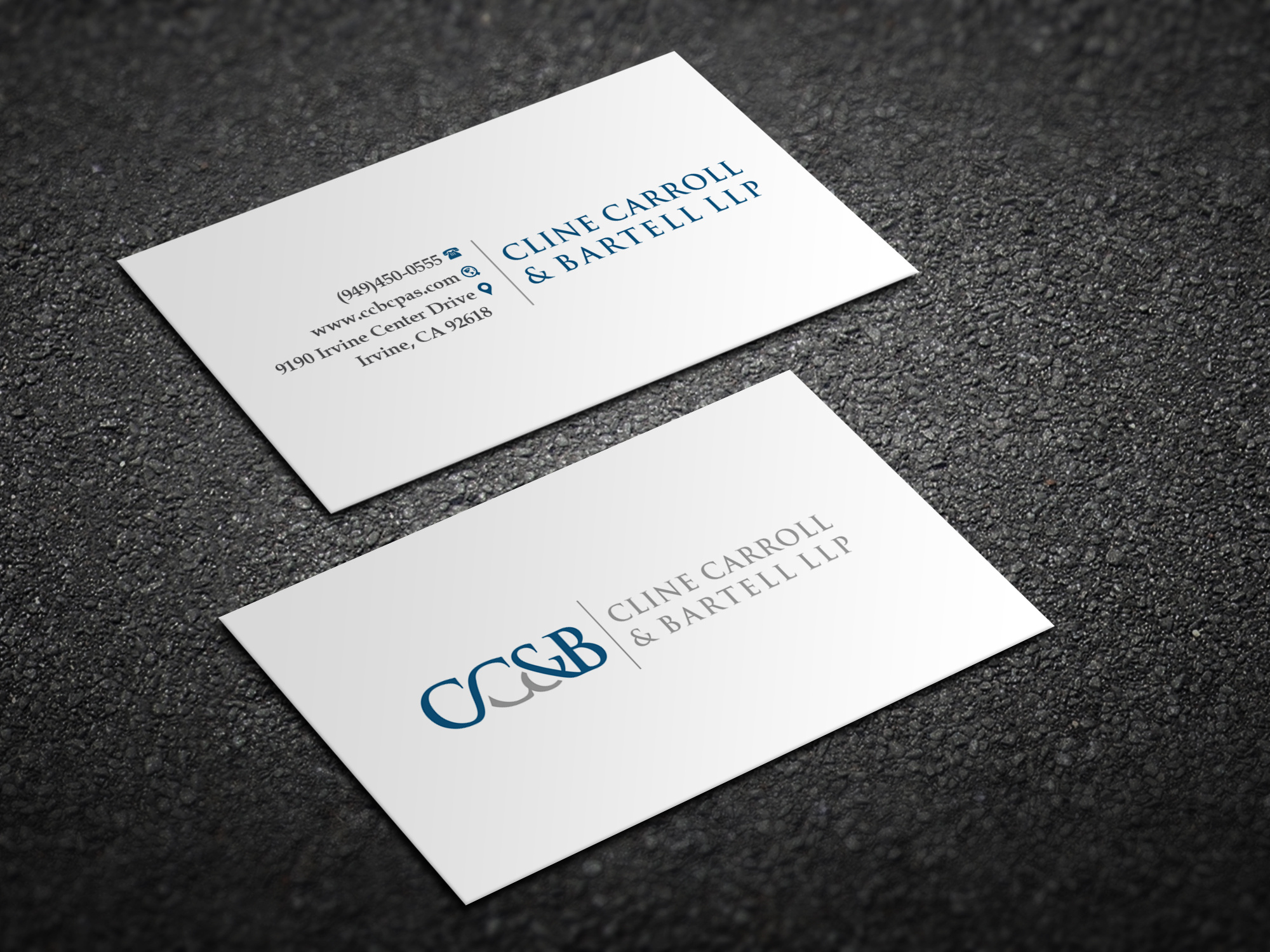 Business Card Design by Magic of Art for Cline Carroll & Bartell LLP | Design #31103620