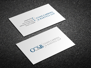 Business Card Design by Magic of Art for Cline Carroll & Bartell LLP | Design: #31103620
