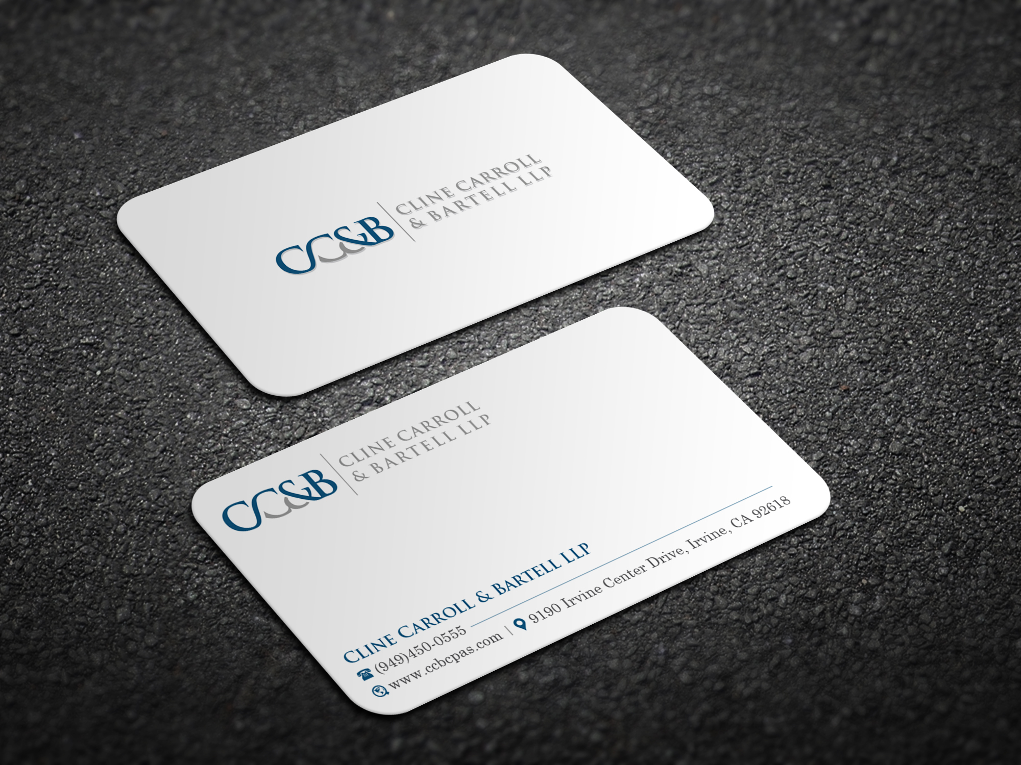 Business Card Design by Magic of Art for Cline Carroll & Bartell LLP | Design #31103621