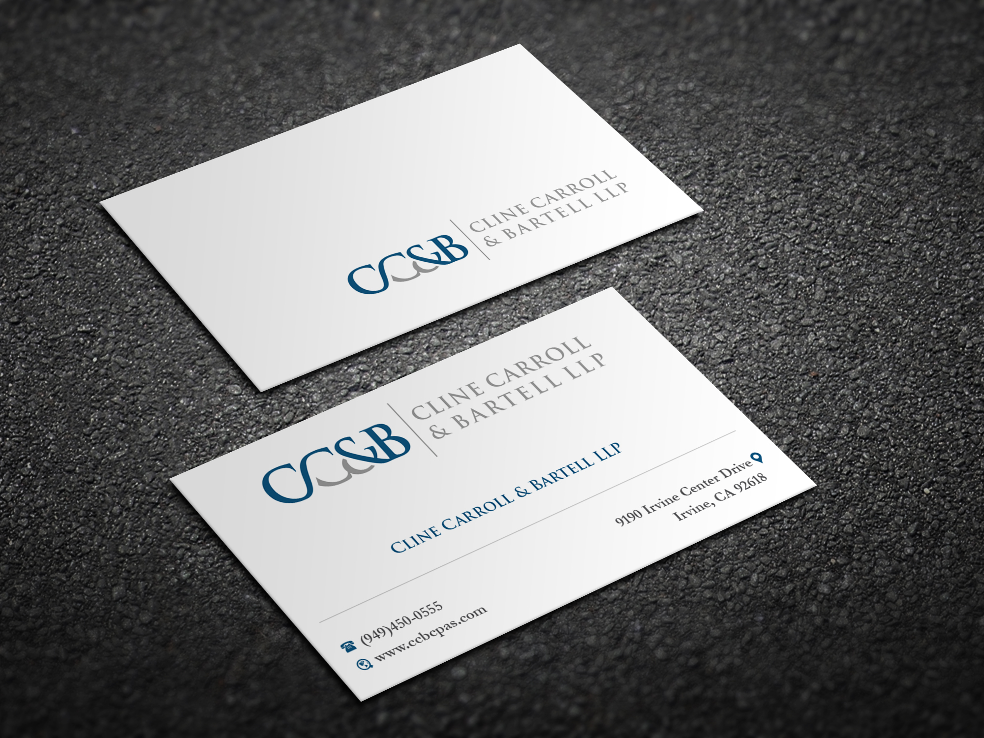 Business Card Design by Magic of Art for Cline Carroll & Bartell LLP | Design #31103622