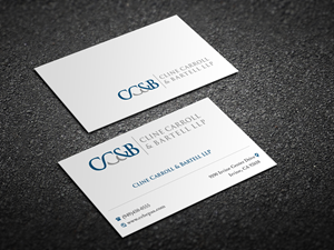 Business Card Design by Magic of Art for Cline Carroll & Bartell LLP | Design: #31103622