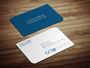 Business Card Design by Magic of Art for Cline Carroll & Bartell LLP | Design: #31103623