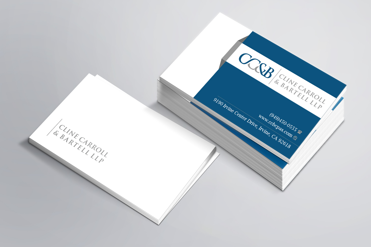 Business Card Design by Magic of Art for Cline Carroll & Bartell LLP | Design #31111238