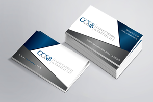 Business Card Design by Magic of Art for Cline Carroll & Bartell LLP | Design: #31111239