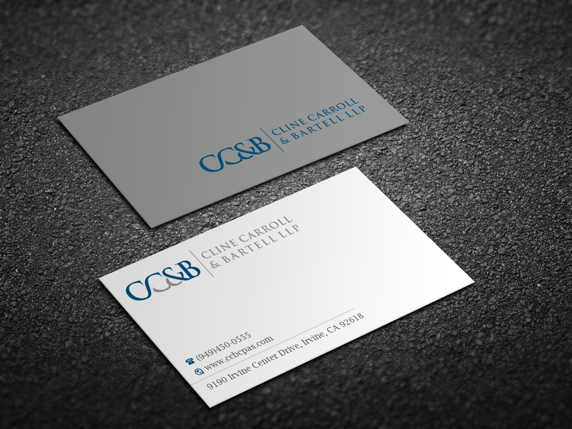 Business Card Design by Magic of Art for Cline Carroll & Bartell LLP | Design #31111240