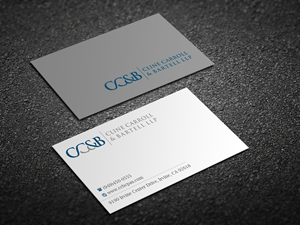 Business Card Design by Magic of Art for Cline Carroll & Bartell LLP | Design: #31111240