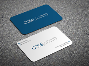 Business Card Design by Magic of Art for Cline Carroll & Bartell LLP | Design: #31111241