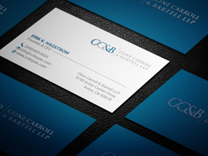 Business Card Design by R.design for Cline Carroll & Bartell LLP | Design: #31100210