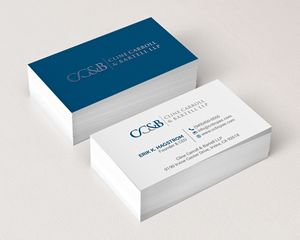 Business Card Design by R.design for Cline Carroll & Bartell LLP | Design: #31102628