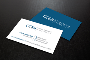 Business Card Design by R.design for Cline Carroll & Bartell LLP | Design: #31114860