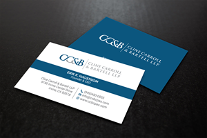 Business Card Design by R.design for Cline Carroll & Bartell LLP | Design: #31114863