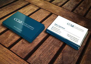 Business Card Design by R.design for Cline Carroll & Bartell LLP | Design: #31115687