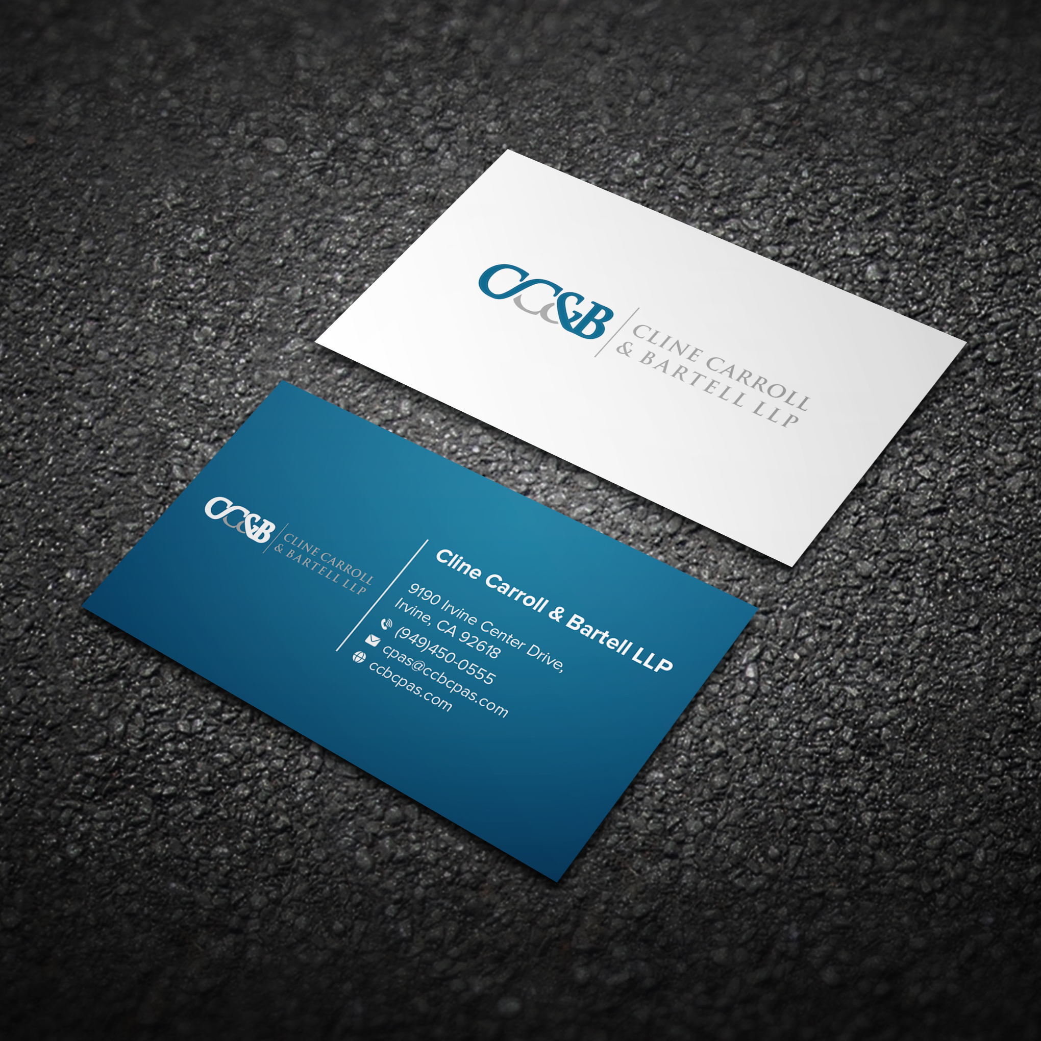 Business Card Design by Bikash Das for Cline Carroll & Bartell LLP | Design #31115987