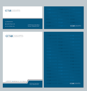 Business Card Design by BLUE WINGS for Cline Carroll & Bartell LLP | Design #31134887