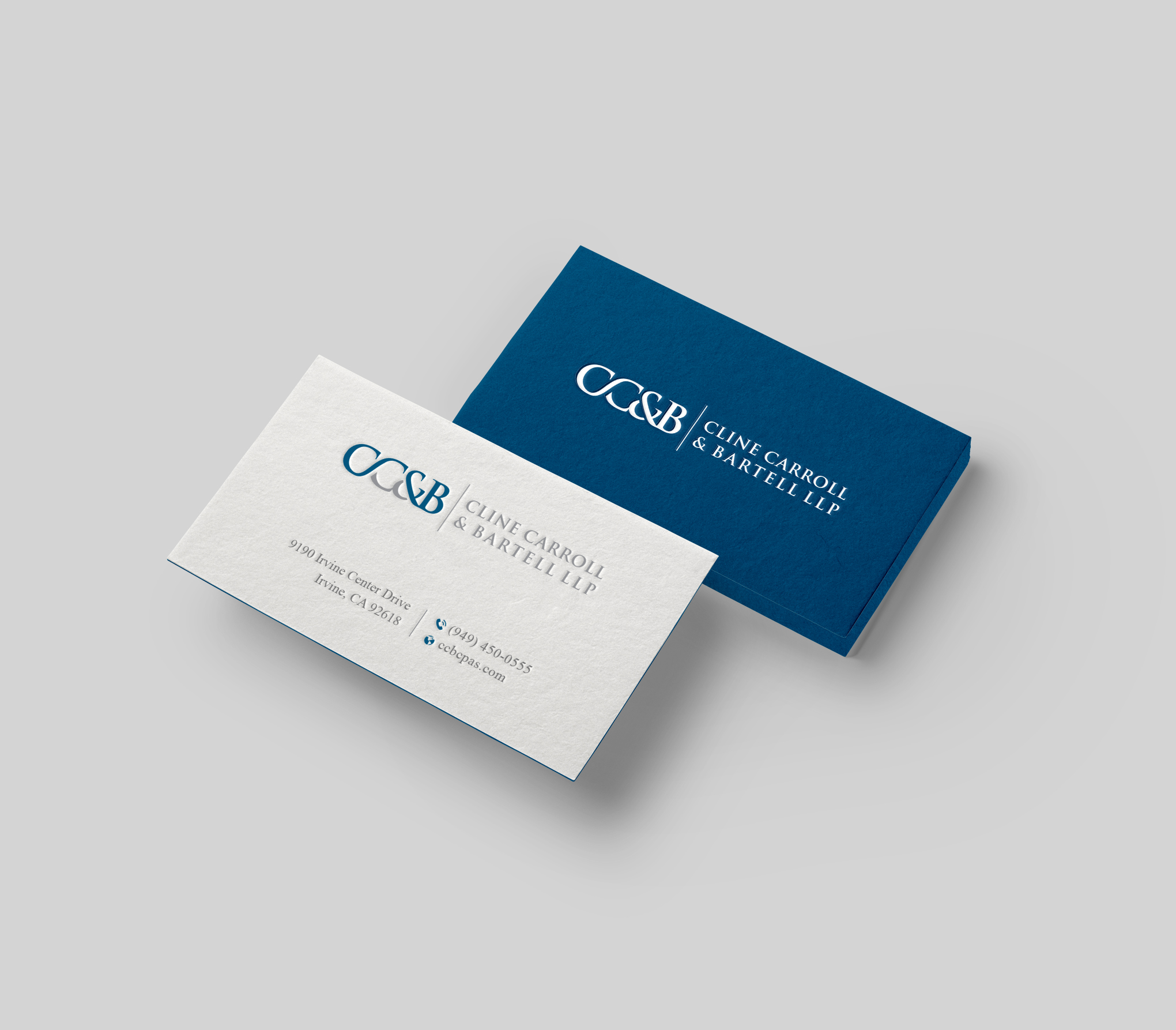 Business Card Design by DesignShout for Cline Carroll & Bartell LLP | Design #31109272