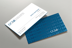 Business Card Design by DesignShout for Cline Carroll & Bartell LLP | Design: #31109431