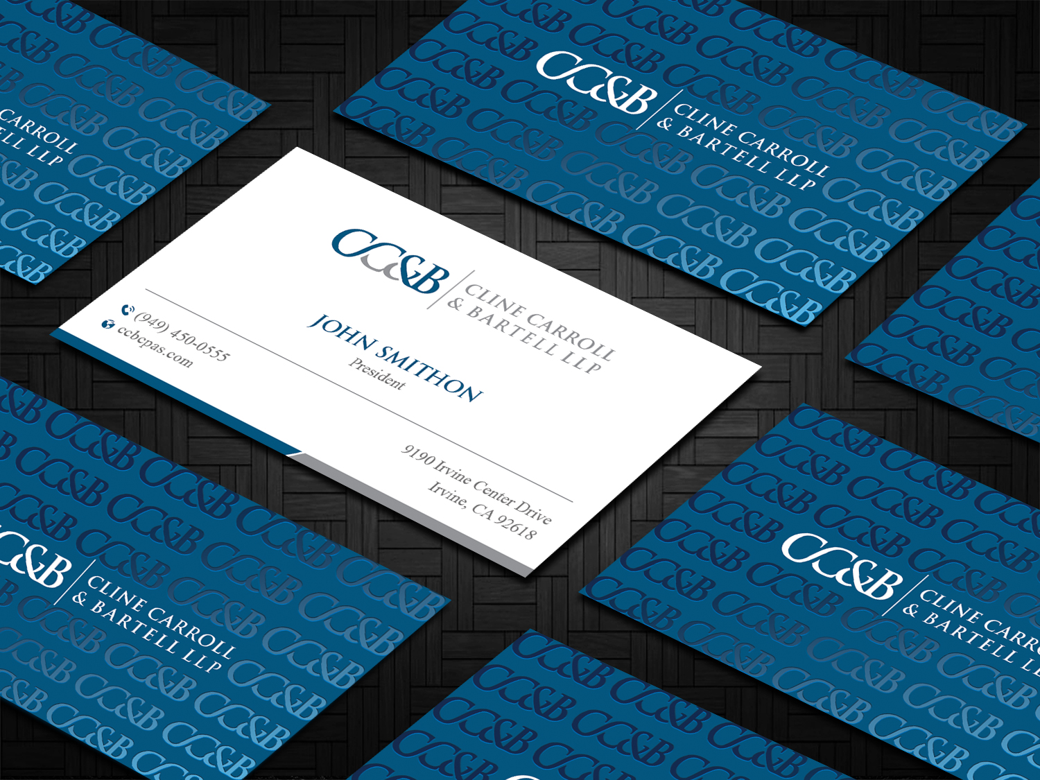Business Card Design by DesignShout for Cline Carroll & Bartell LLP | Design #31109470