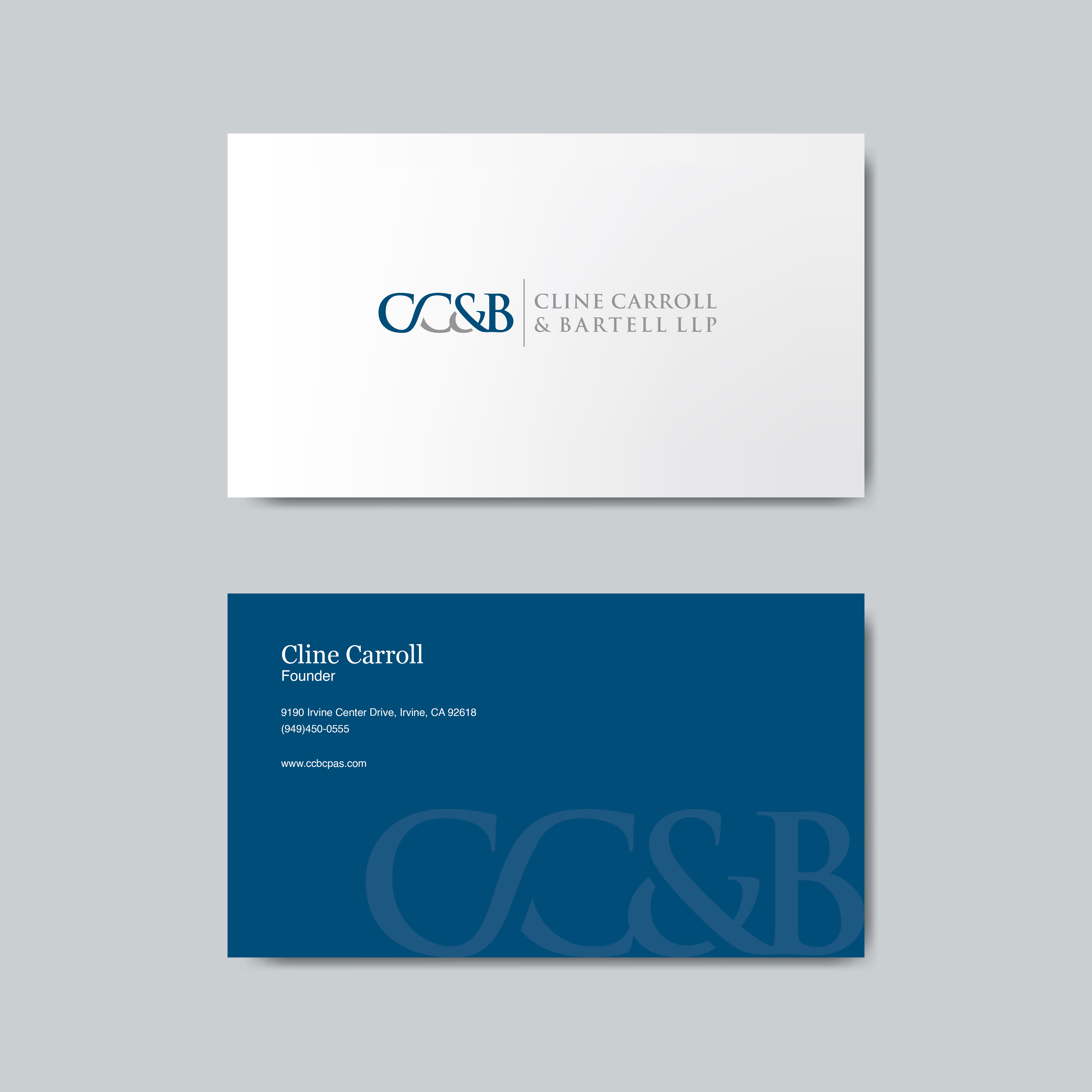 Business Card Design by Arlen Augusto for Cline Carroll & Bartell LLP | Design #31103207