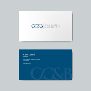 Business Card Design by Arlen Augusto for Cline Carroll & Bartell LLP | Design: #31103207