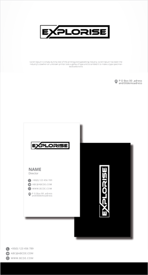 Logo Design by zebronicgraphic for Explorise | Design: #31106006