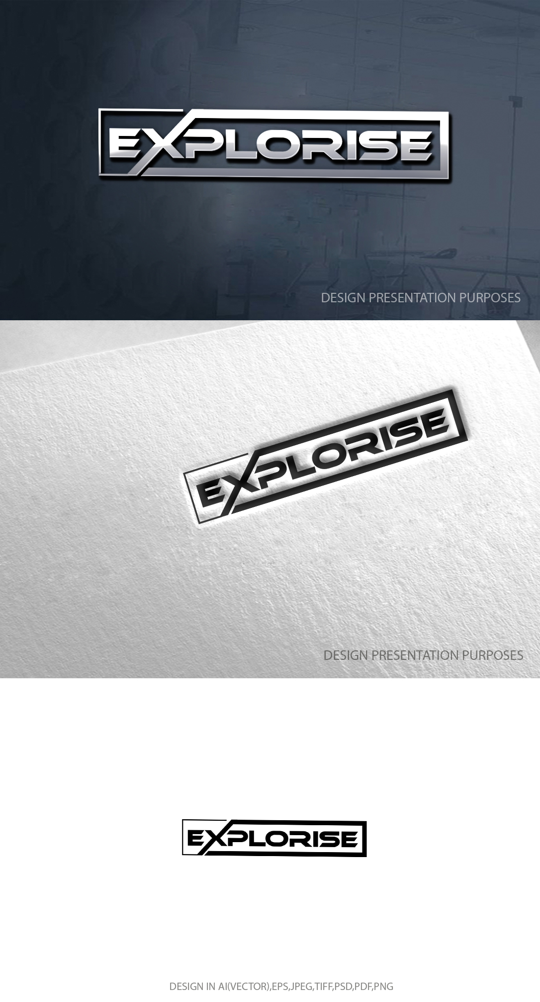 Logo Design by zebronicgraphic for Explorise | Design #31106007