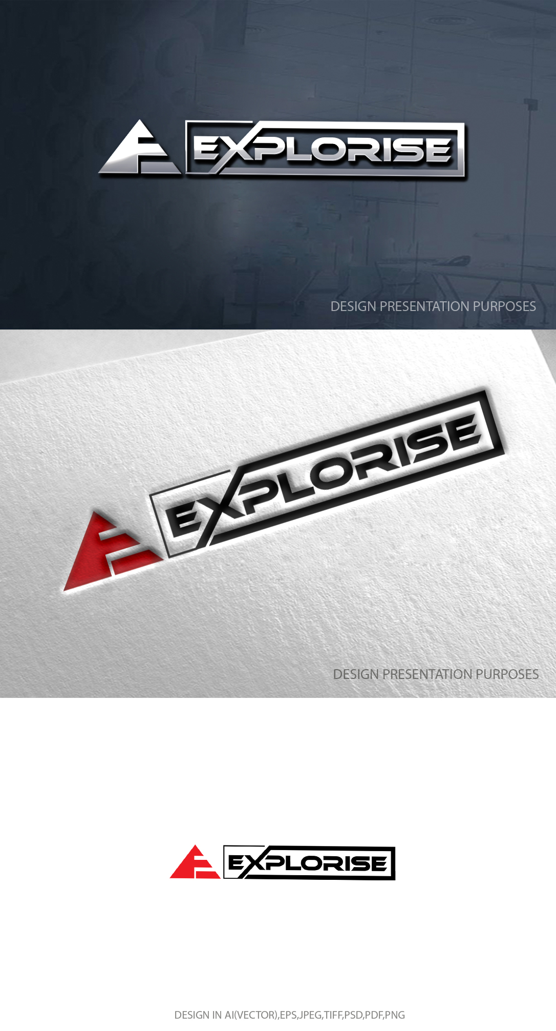 Logo Design by zebronicgraphic for Explorise | Design #31341304