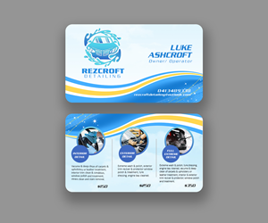 Design de Carte de Visite par Andrés Sebastián pour RezCroft detailing  | Design #31134562