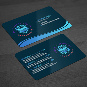 Diseño de Tarjeta de Presentación por WellDesign para RezCroft detailing  | Diseño: #31116574