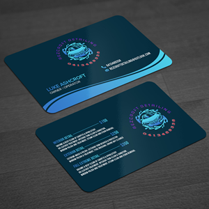 Diseño de Tarjeta de Presentación por WellDesign para RezCroft detailing  | Diseño: #31116575