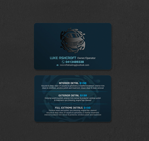 Design de Carte de Visite par INDIAN_Ashok pour RezCroft detailing  | Design : #31144744