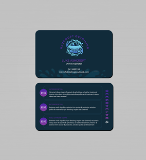 Design de Carte de Visite par Creations Box 2015 pour RezCroft detailing  | Design #31108935