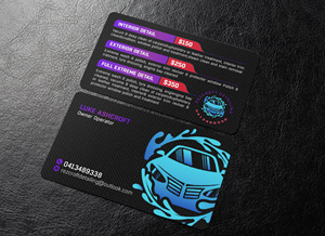 Design de Carte de Visite par chandrayaan.creative pour RezCroft detailing  | Design : #31109463