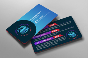 Design de Carte de Visite par chandrayaan.creative pour RezCroft detailing  | Design : #31109809
