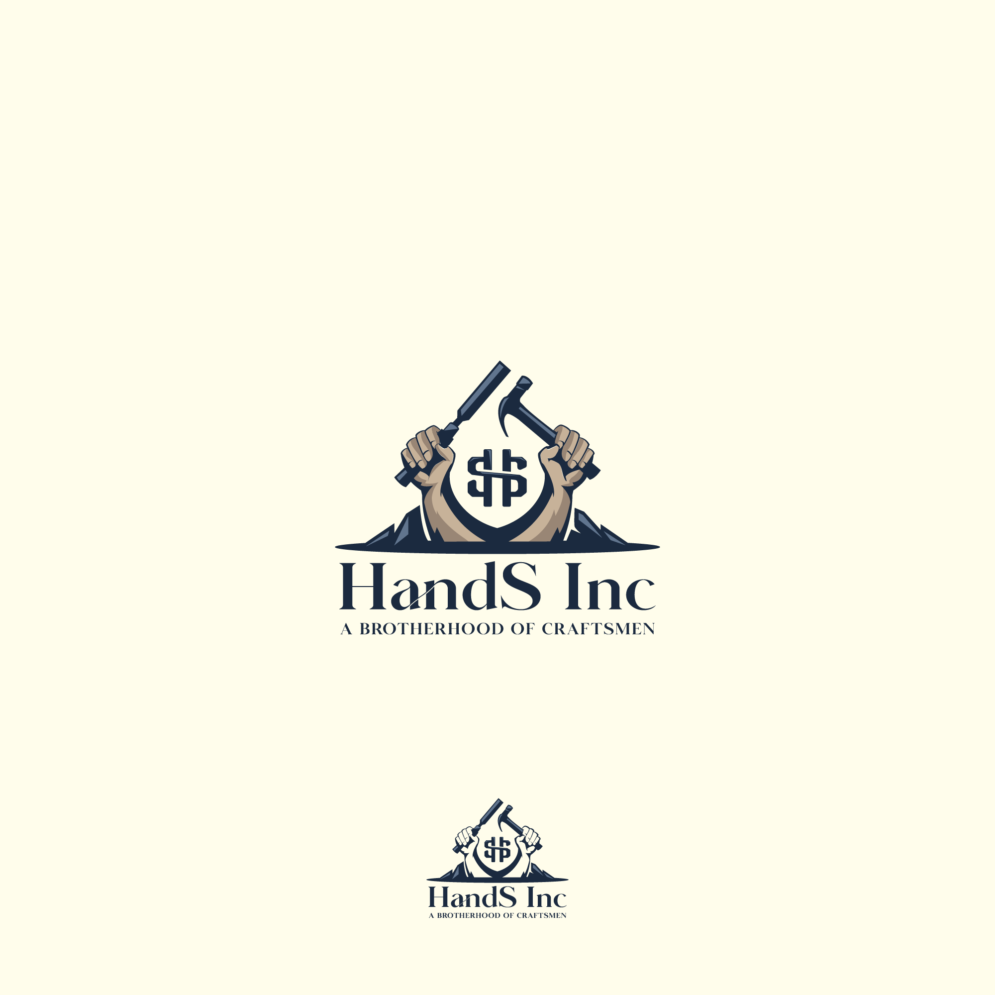 Diseño de Logo por merti.studio para Hatter and Sons, Incorporated (Hands Inc) | Diseño #31150220