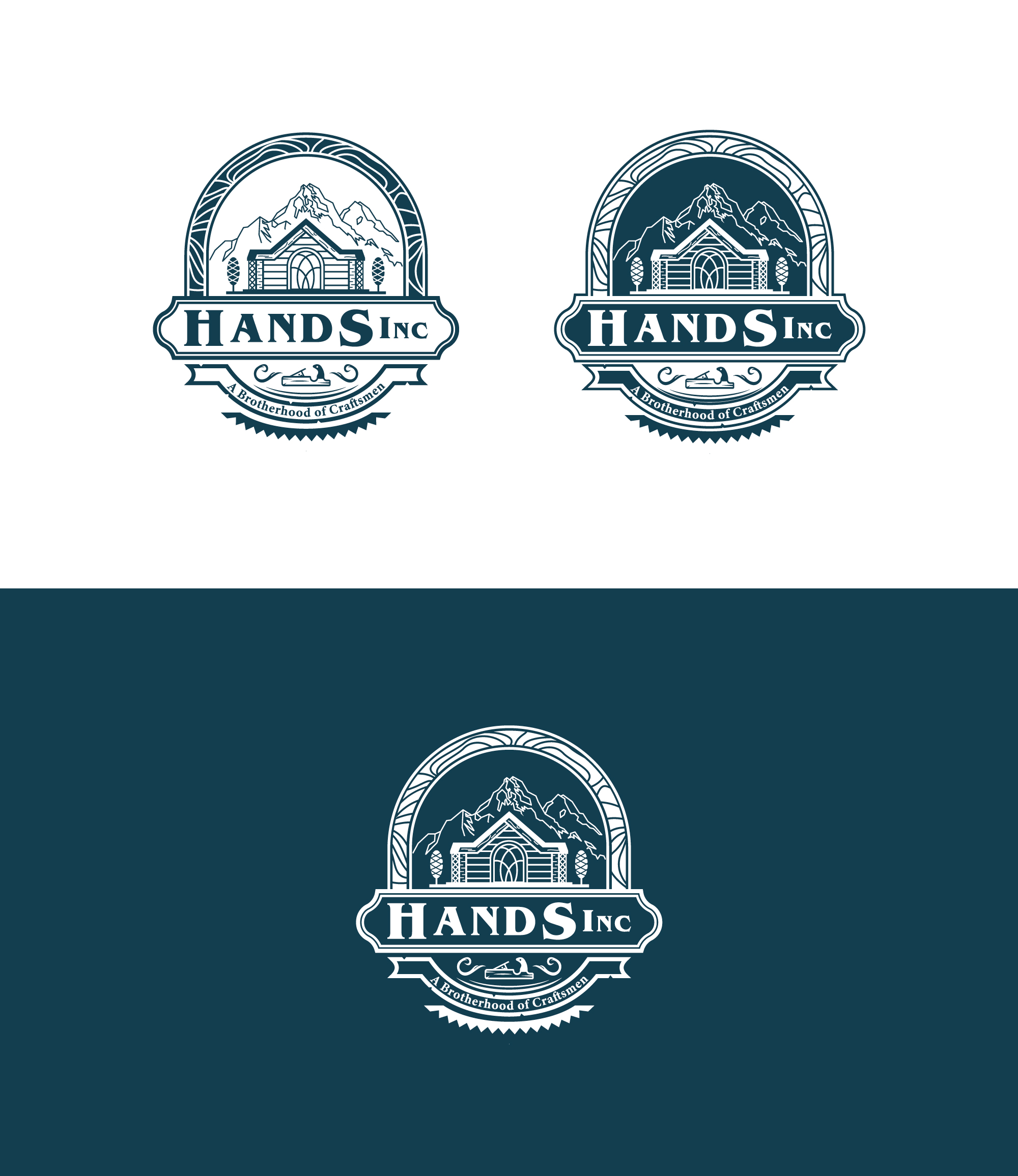 Logo Design by AnnaRoshch for Hatter and Sons, Incorporated (Hands Inc) | Design #31160540