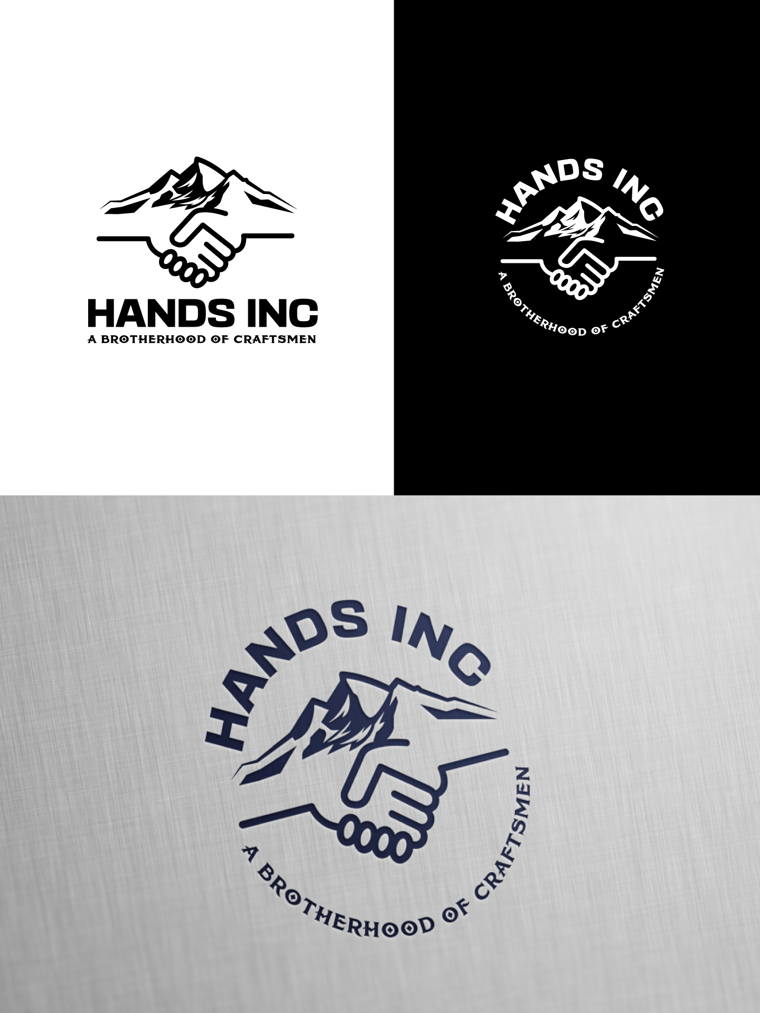 Logo Design by Farhad Kreative for Hatter and Sons, Incorporated (Hands Inc) | Design #31114186