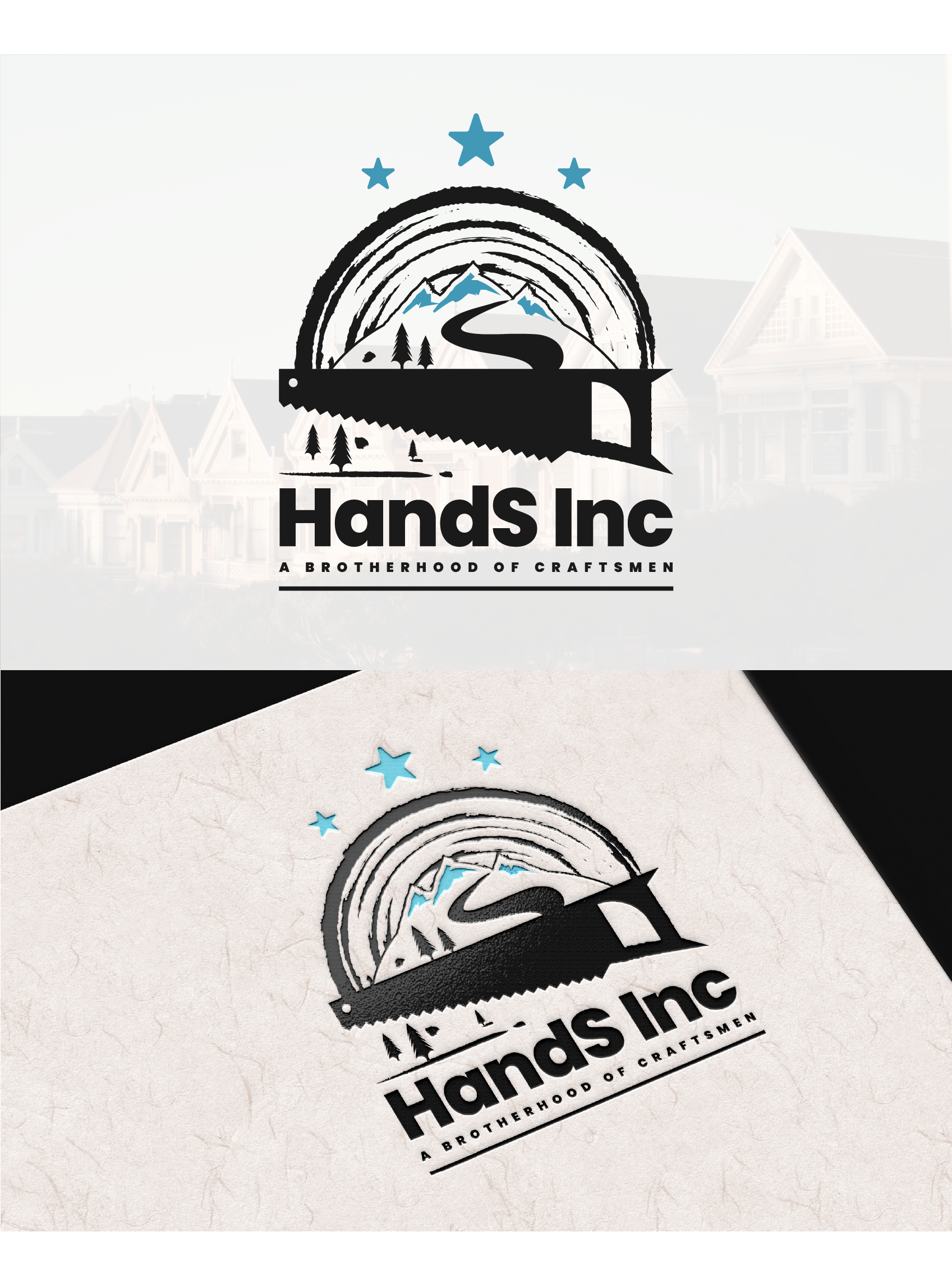 Logo Design by Fezy Design Studio for Hatter and Sons, Incorporated (Hands Inc) | Design #31155344