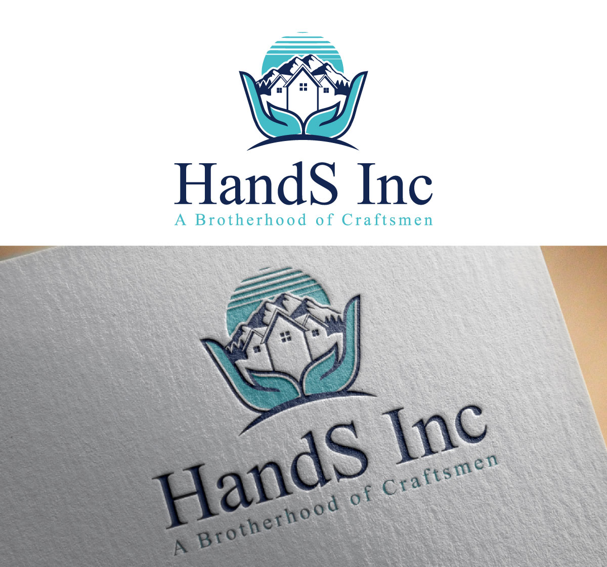 Logo Design by Danial07 for Hatter and Sons, Incorporated (Hands Inc) | Design #31111471