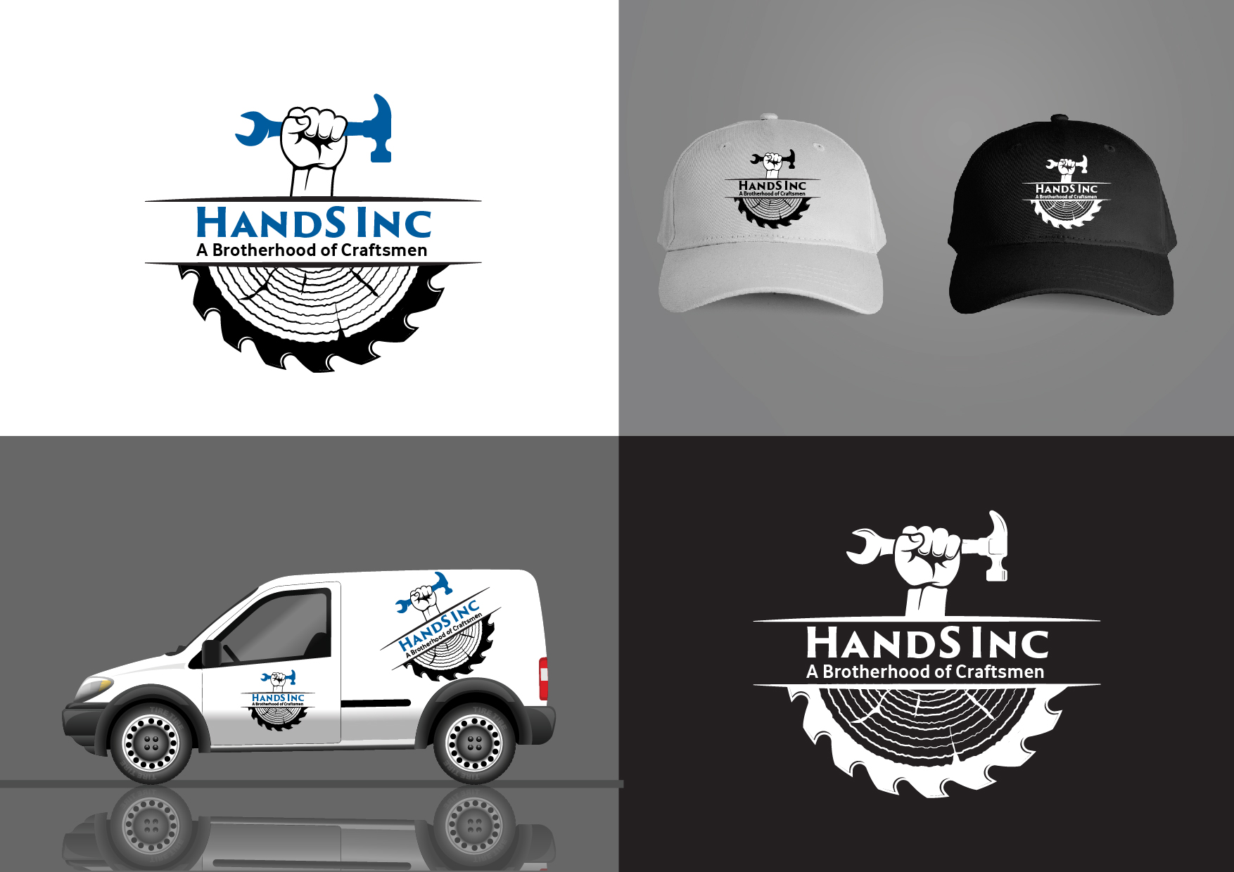 Logo-Design von r.benlak für Hatter and Sons, Incorporated (Hands Inc) | Design #31153878
