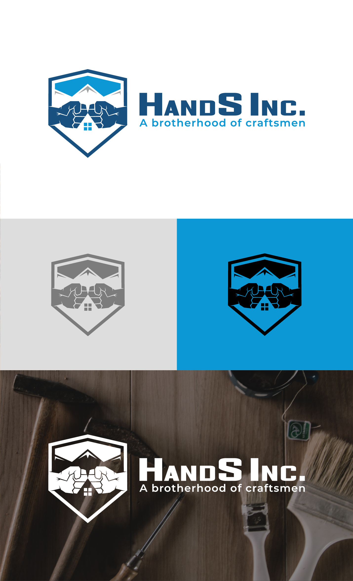 Logo Design by ICKE for Hatter and Sons, Incorporated (Hands Inc) | Design #31146723