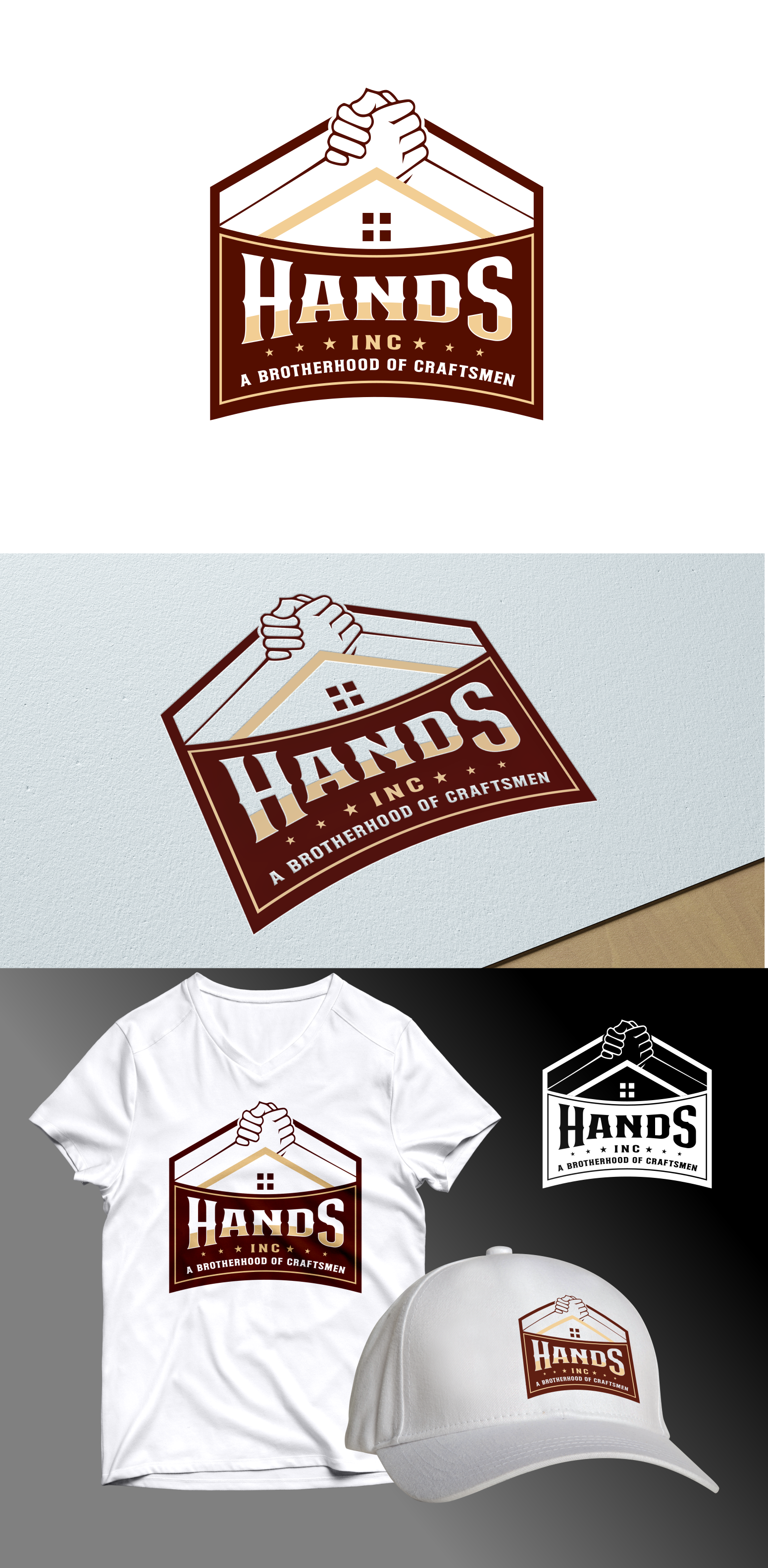 Logo Design by DesigNooox for Hatter and Sons, Incorporated (Hands Inc) | Design #31114998