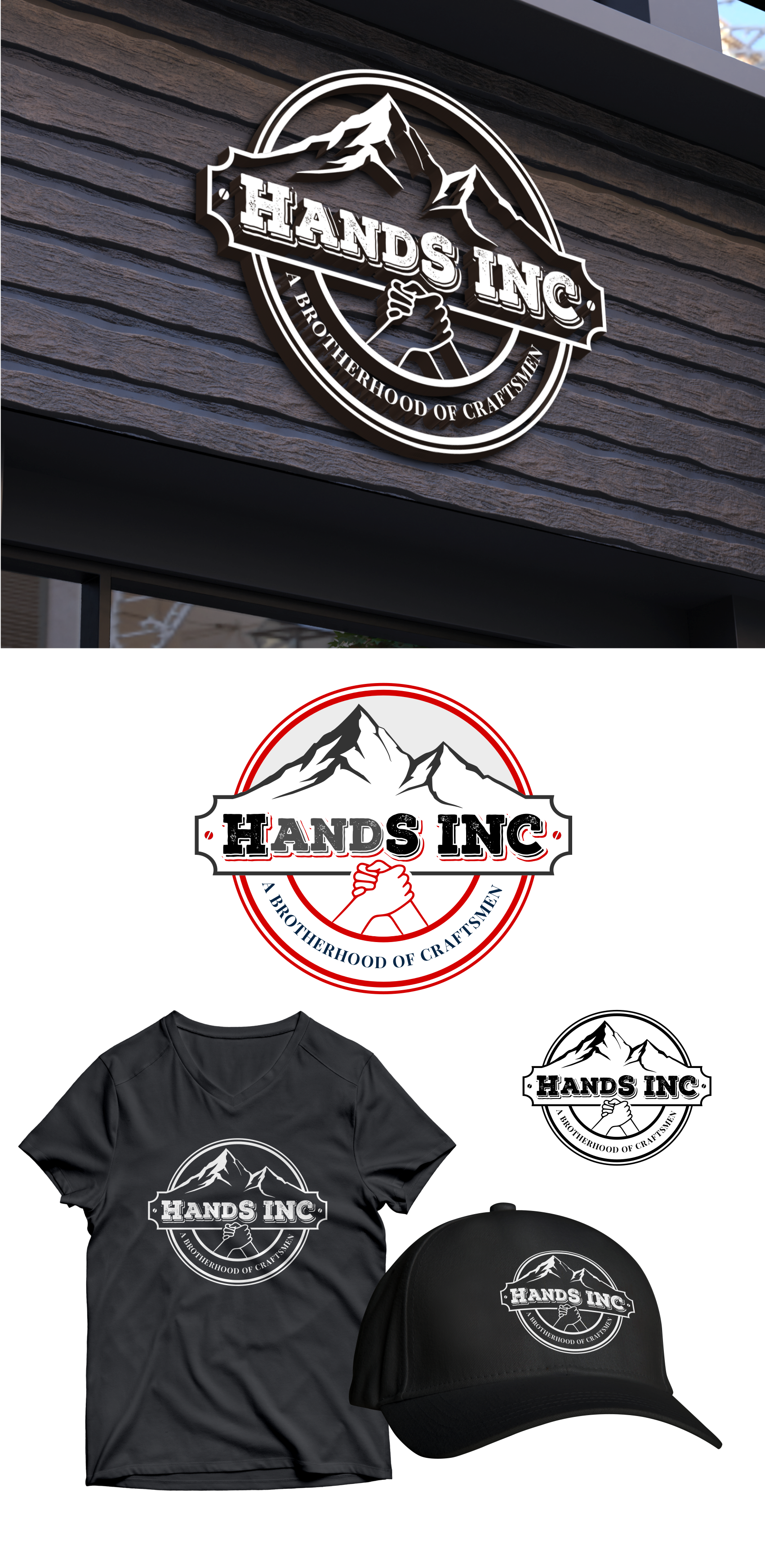 Logo-Design von DesigNooox für Hatter and Sons, Incorporated (Hands Inc) | Design #31115219