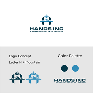 Logo Design by Kaze56 for Hatter and Sons, Incorporated (Hands Inc) | Design: #31115572