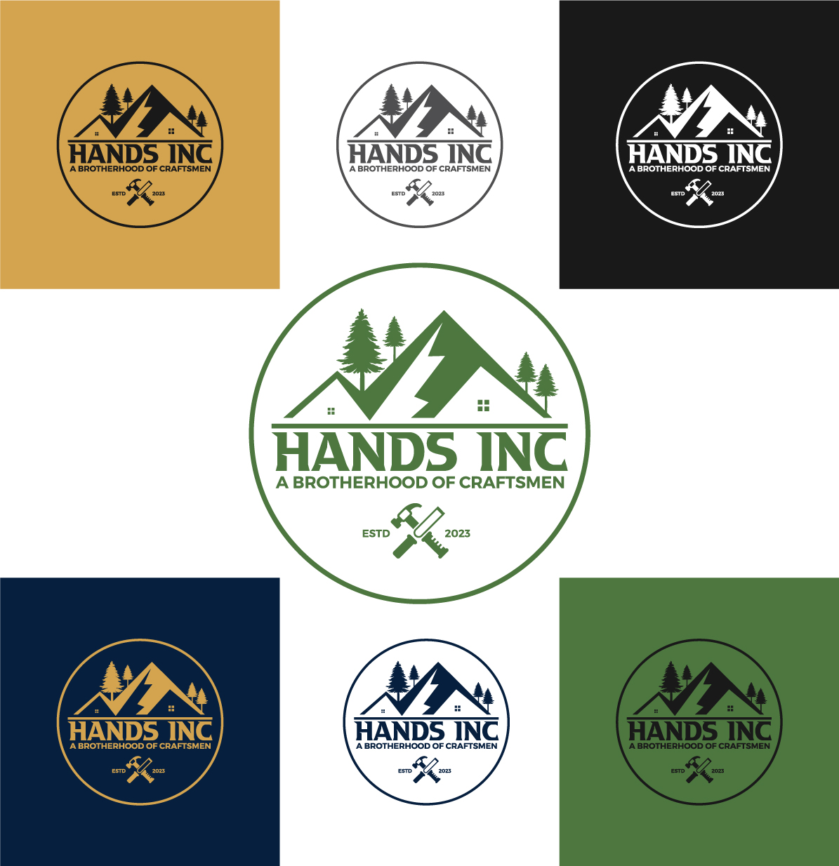 Logo Design by logofillx for Hatter and Sons, Incorporated (Hands Inc) | Design #31125626