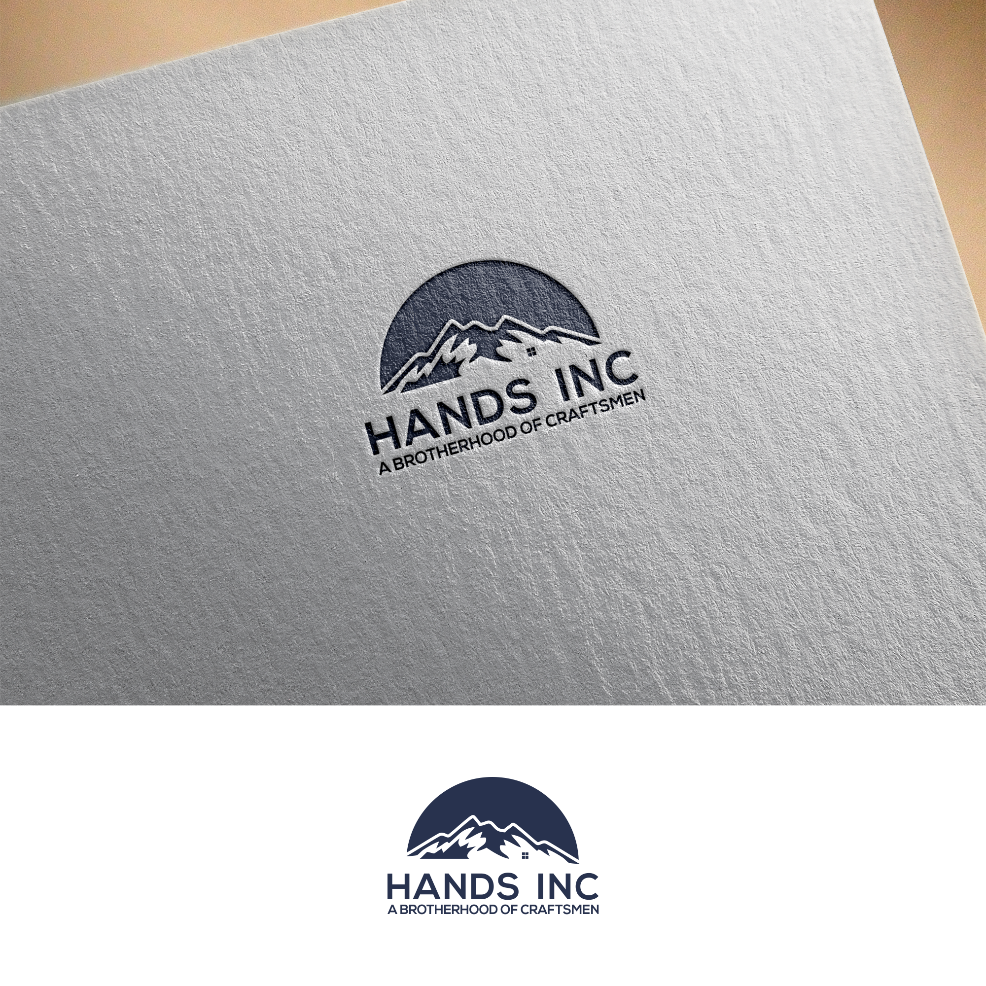 Logo Design by Al ma'thur™ for Hatter and Sons, Incorporated (Hands Inc) | Design #31118173